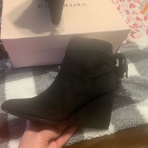 Black Booties Brand New. Never worn